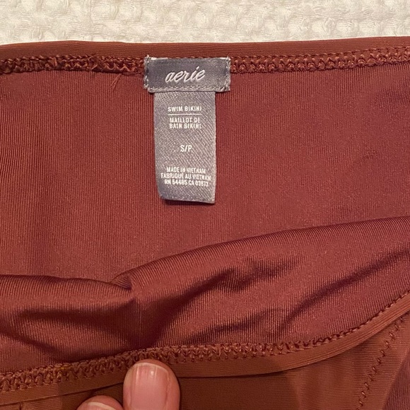 Aerie swimwear | burgundy swim separates - Picture 3 of 4
